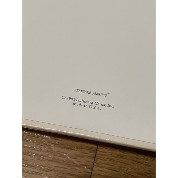 HALLMARK Vintage Our Baby Book Adoption 1982 Keepsake Album Photos Memories - Picture 4 of 9